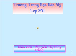 Bài giảng Tiết 47- Bài thơ về tiểu đội xe không kính