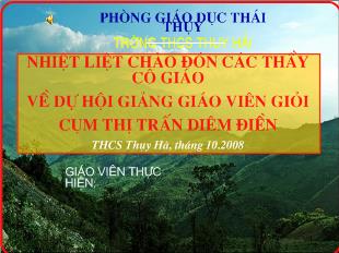 Bài giảng Tiết 47 - Văn bản: bài thơ về tiểu đội xe không kính