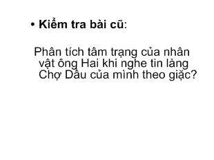 Bài giảng Tiết 66. Lặng lẽ Sa pa