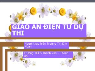 Bài giảng Tiết 79 tập làm văn ôn tập phần tập làm văn
