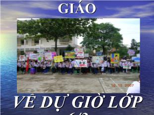 Bài giảng Tư liệu /văn học buổi học cuối cùng an- Phông- xơ đô- đê