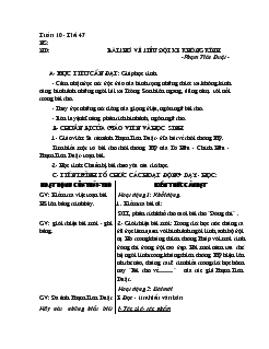 Bài giảng Tuần 10 - Tiết 47 :bài thơ về tiểu đội xe không kính - Phạm Tiến Duật