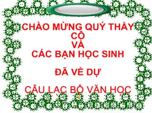 Đề tài Hành trình về với tinh hoa dân tộc