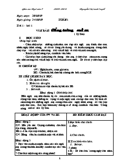 Giáo án ngữ văn 7 học kỳ I năm học 2009- 2010