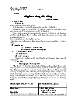 Giáo án ngữ văn 8 tuần 23 năm học 2009- 2010