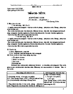 Giáo án ngữ văn 9 học kỳ II năm học 2010- 2011