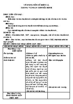Giáo án Ngữ văn tiết 9-Sử dụng yếu tố miêu tả trong văn bản thuyết minh