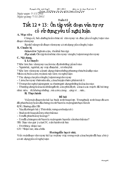 Giáo án phụ đạo văn từ tuần 12 đến tuần 28