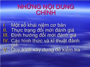 Quy trình biên soạn đề kiểm tra