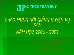 Bài giảng Ngoại khóa ngữ văn 9