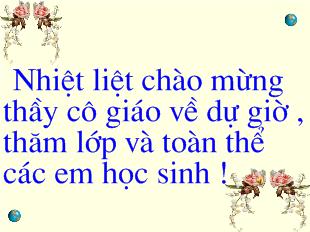 Bài giảng Ngữ văn-Tiết109- tiếng việt liên kết câu và liên kết đoạn văn