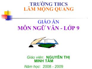 Bài giảng Tiếng việt 9 tiết: 147-148 tổng kết về ngữ pháp