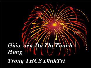 Bài giảng Tiết 107: chó sói và cừu trong thơ ngụ ngôn của laphông-Ten