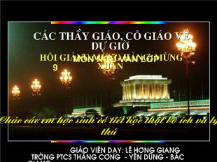 Bài giảng Tiết 111: VIẾNG LĂNG BÁC - Viễn Phương