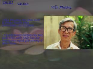 Bài giảng tiết 117 văn bản: viếng lăng Bác- Viễn Phương