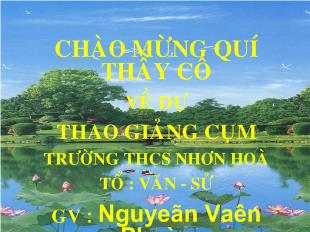 Bài giảng Tiết: 127 Ôn tập về thơ