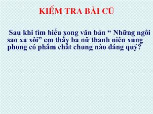 Bài giảng tiết 151: văn bản bố của xi-Mông (trích) ( mụ- pa- xăng)