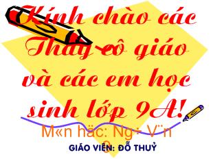 Bài giảng Tiết 18 : xXưng hô trong hội thoại