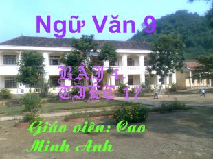 Bài giảng Văn bản- Chuyện người con gái nam xương_ Nguyễn Dữ