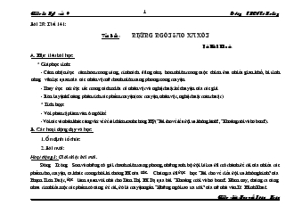 Giáo án Bài 28: tiết 141: văn bản: những ngôi sao xa xôi Lê Minh Khuê