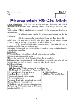 Giáo án ngữ văn 9 từ tuần 1 đến tuần 7