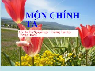 Bài giảng Chính tả (Nghe viết): Thư trung thu