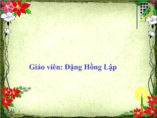 Bài giảng Mở rộng vốn từ:Thể thao. Dấu phẩy