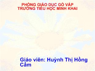 Bài giảng toán- Bảng nhân 6