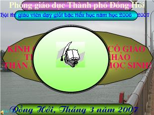 Bài giảng Toán- Một phần năm