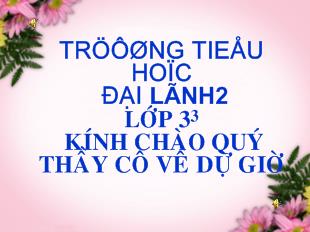 Bài giảng Tự nhiên và xã hội Bài: Một số hoạt động ở trường