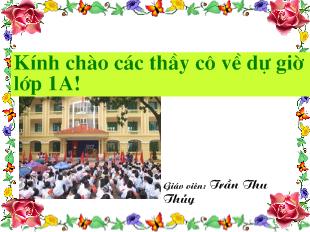 Bài giảng Học vần Bài 71: ôc uôc