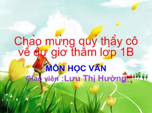 Bài giảng Học vần bài : it, iêt