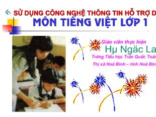 Bài giảng Tiếng việt bài 37: on, ôn, ơn