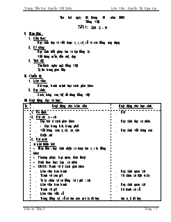 Giáo án lớp 1 tuần 5