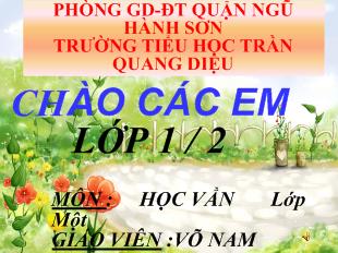 Bài giảng Học vần bài 51: Ôn tập