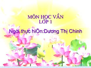 Bài giảng Học vần Bài 53: ăng, âng