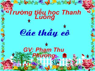 Bài giảng Học vần bài 63 : em, êm