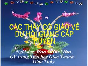 Bài giảng Học vần: bài 99: uơ- uya