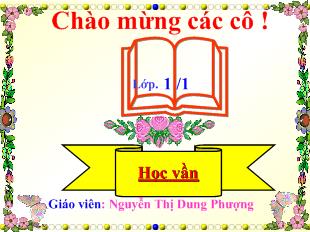 Bài giảng Học vần: en, ên