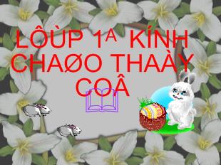 Bài giảng Học vần: iêu, yêu