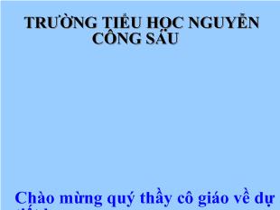 Bài giảng Học vần: ôn, ơn