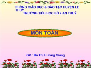 Bài giảng Luyện tập: Cộng các số tròn chục