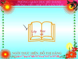 Bài giảng Tự nhiên và Xã hội: Con muỗi