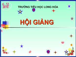 Bài giảng Tự nhiên và xã hội: Lớp học