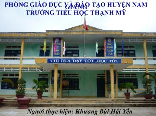 Đề tài Kinh nghiệm rèn kĩ năng Tiếng Việt cho học sinh Lớp 1