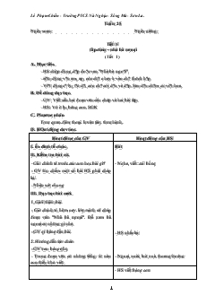 Giáo án Chính tả tuần 25