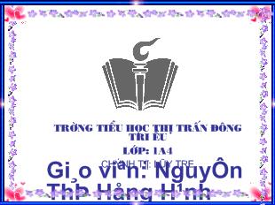 Bài giảng Chính tả: lũy tre_ Nguyễn Thị Hồng Hạnh