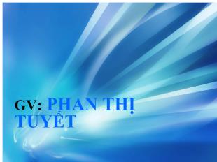 Bài giảng Học vần bài : in, un_ Phan Thị Tuyết