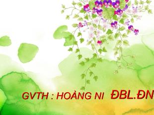 Bài giảng Ôn luyện ach , ich , êch