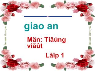 Bài giảng Tiếng việt: àm, ám